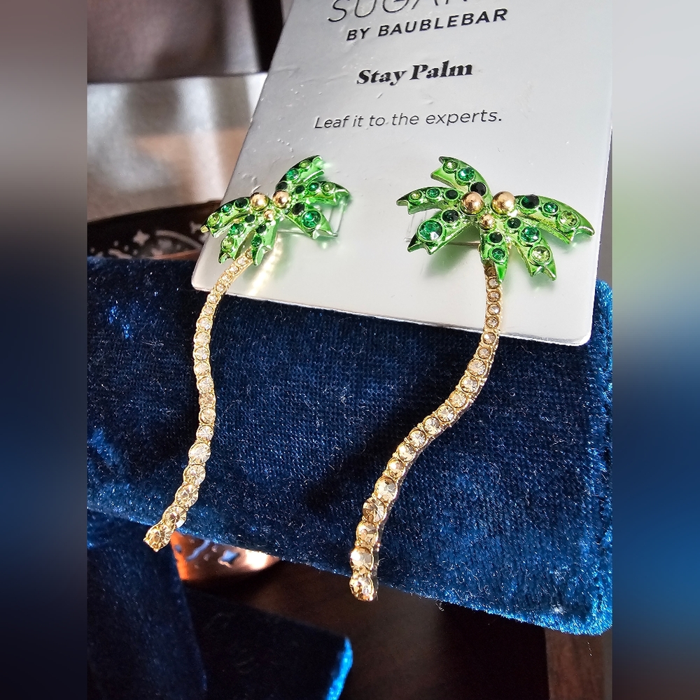 Sugarfix by Baublebar Stay Palm Earrings NWT - Picture 5 of 5